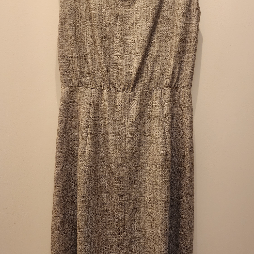 Escada Wool-Silk Blend Tweed Sheath Dress Classic & Elegant EU 40